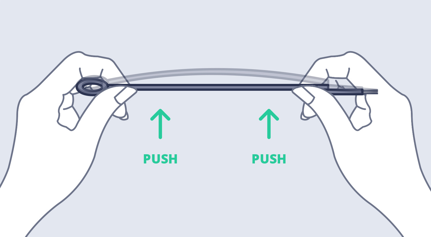how a tattoo artist puts a bend in the needle bar