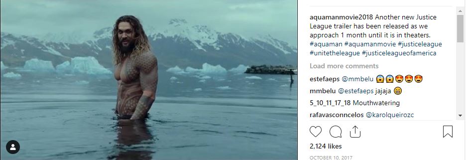 aquaman instagram