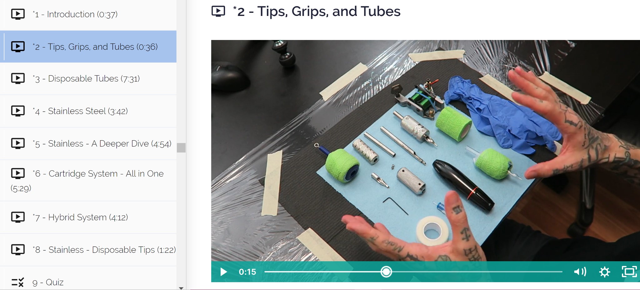 Artist Accelerator Program “Tubes” Module