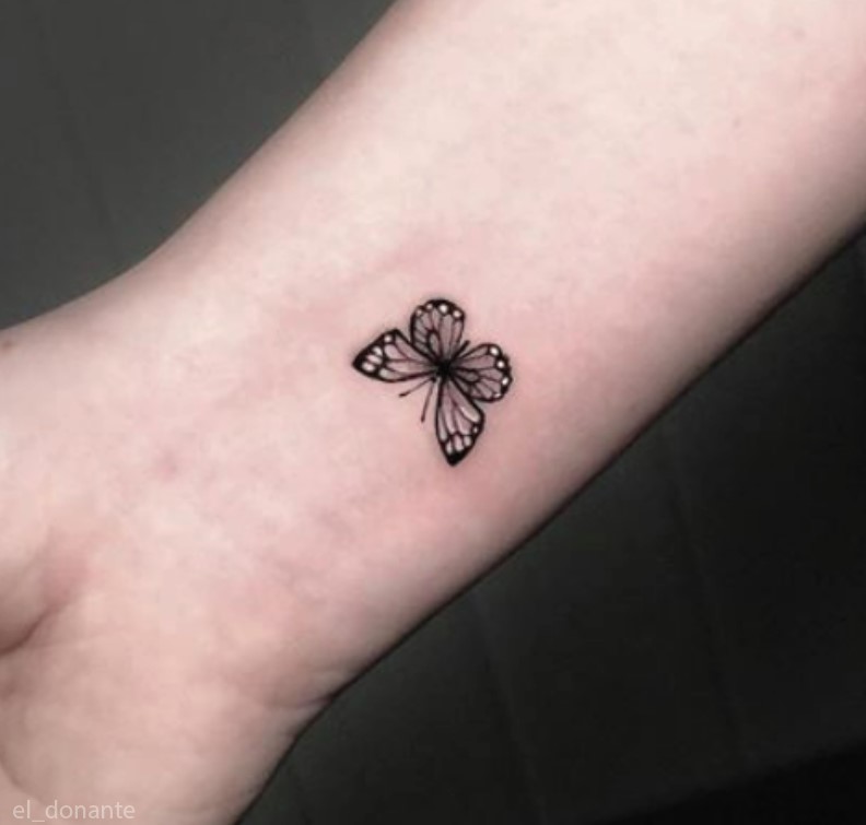 butterfly small tattoo