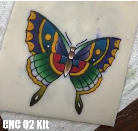 butterfly tattoo butterfly tattoo done with a tattoo machine kit