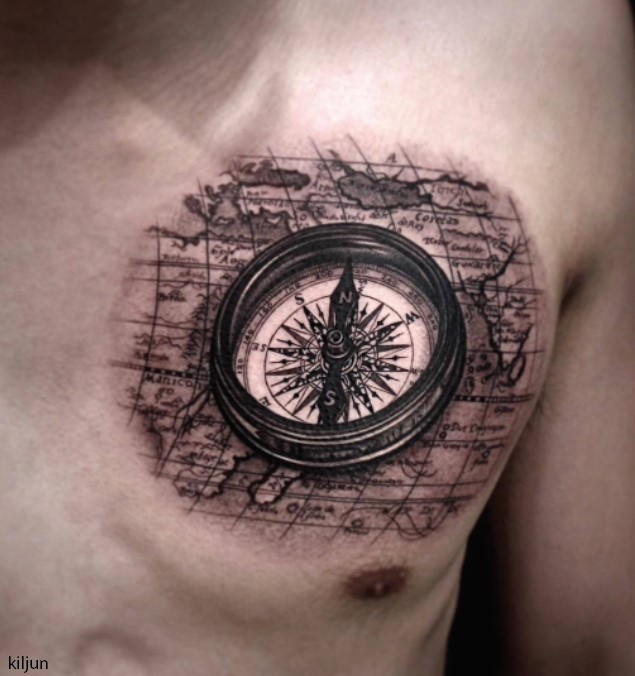 compass tattoo compass tattoo