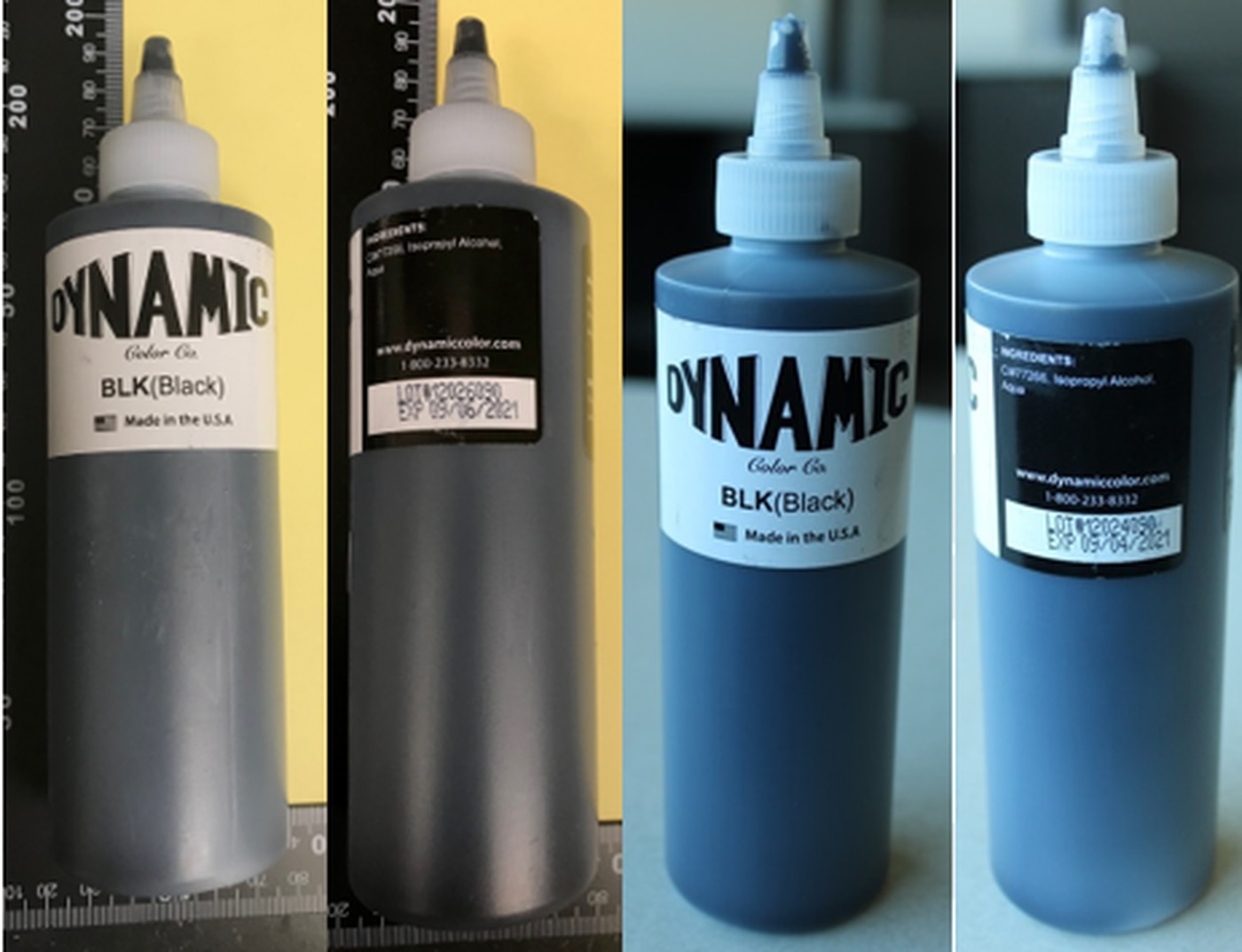 contaminated ink dynamic