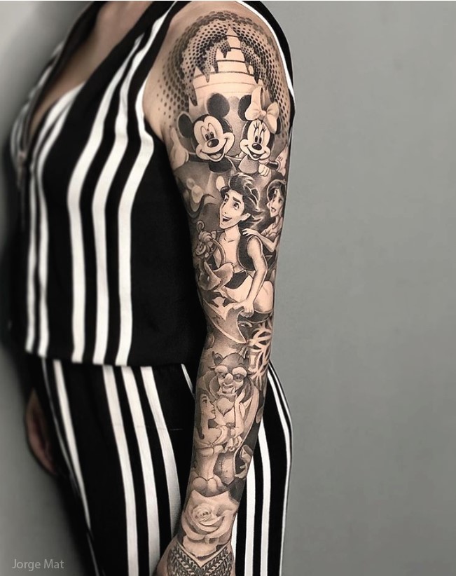 Disney arm tattoo designs Disney arm tattoo designs