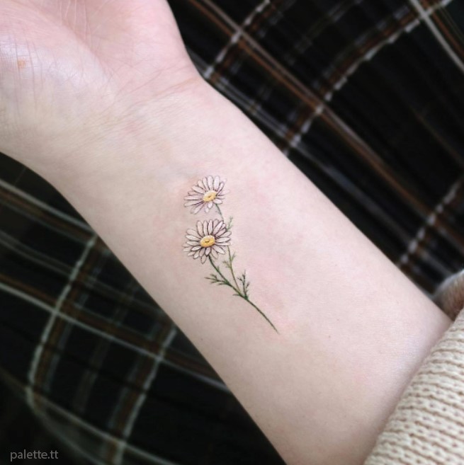 Flower small tattoo Flower small tattoo