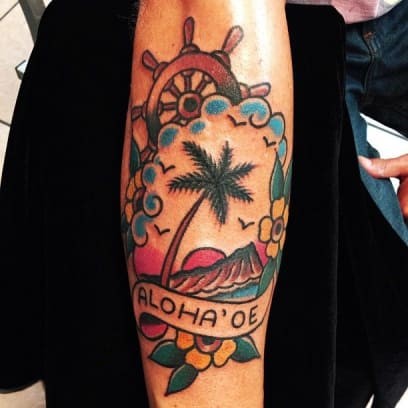 Hawaii body art by tattoo artist Hawaii body art by tattoo artist