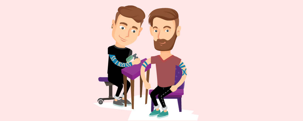 Introduction A man getting a tattoo