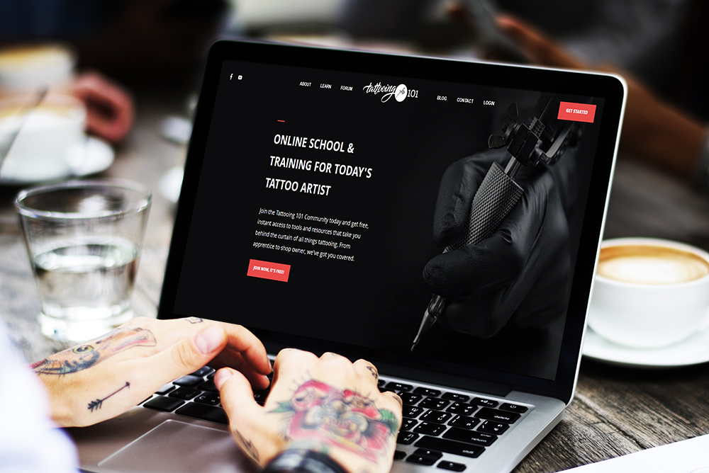 Woman Use Laptop Work Cafe