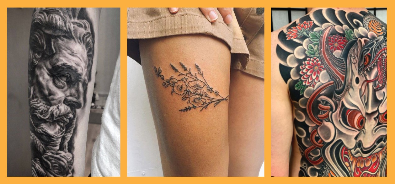 Least Painful Tattoo areas of the body with low tattoo pain