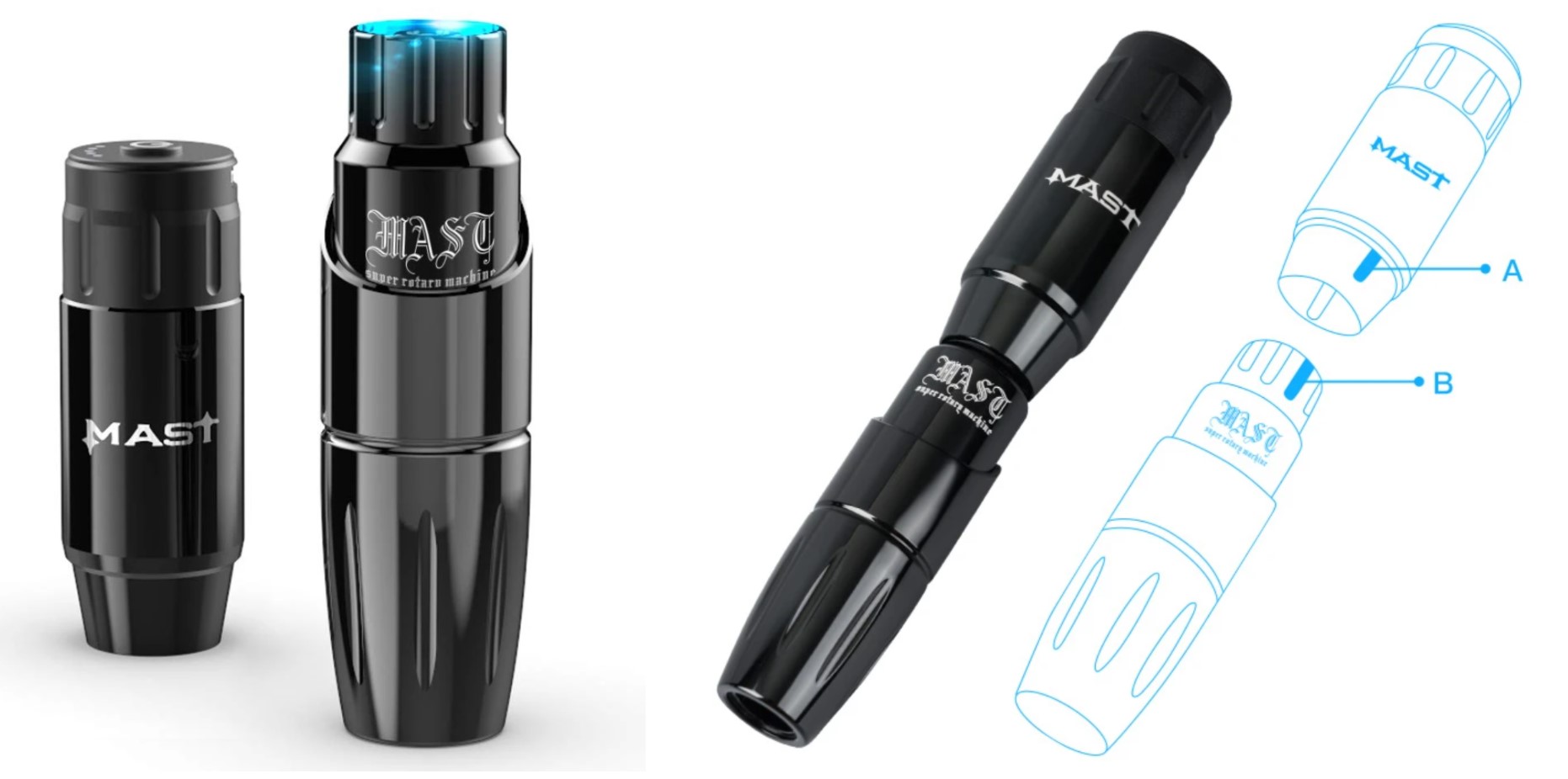 Rotary tattoo machine pen / rotary tattoo machine