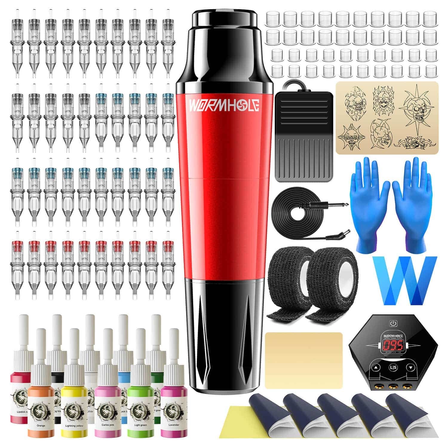 tattoo kit wormhole professional tattoo kit with tattoo ink