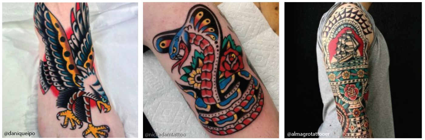 traditional tattoo style western traditional tattoo style