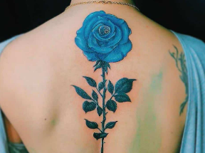 blue ink tattoo blue ink tattoos