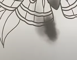 butterfly design shading