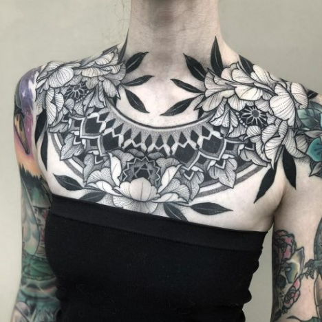 Chest Tattoo 1