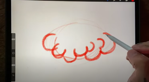 Draw shape of the Clouds