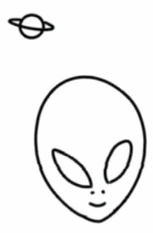 Easy Alien Tattoo