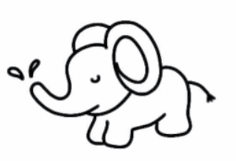 Easy Elephant Tattoo