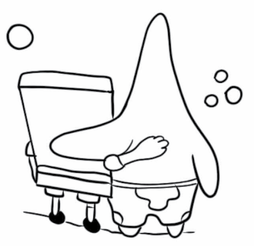 Easy Spongebob Tattoo