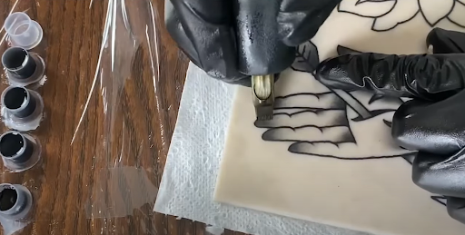 hand and arrow tattoo 1