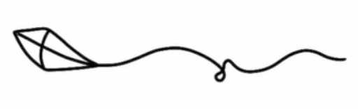 Kite line tattoo Kite line tattoo