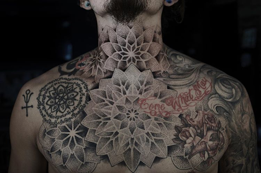 Mandala Tattoo 3 mandala tattoo by @jonlaflore
