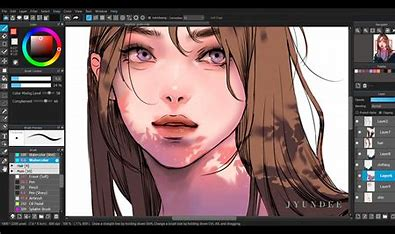 Medibang Paint Pro free tattoo drawing app