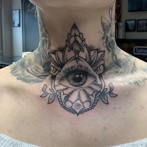 neck tattoo