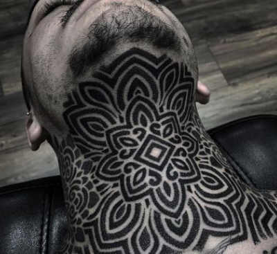 Neck Tattoos 1