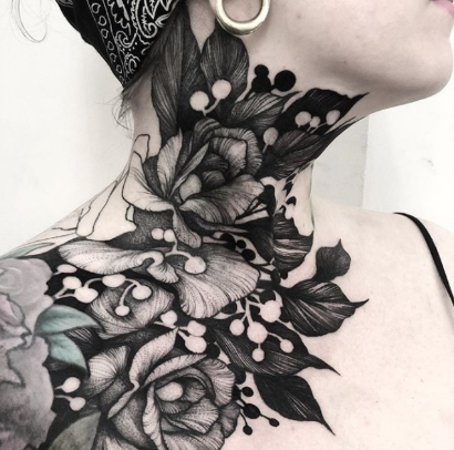 Neck Tattoos 3