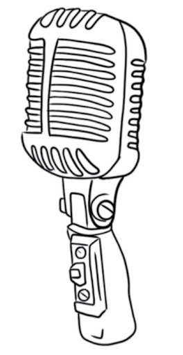 Old School Microphone Tattoo