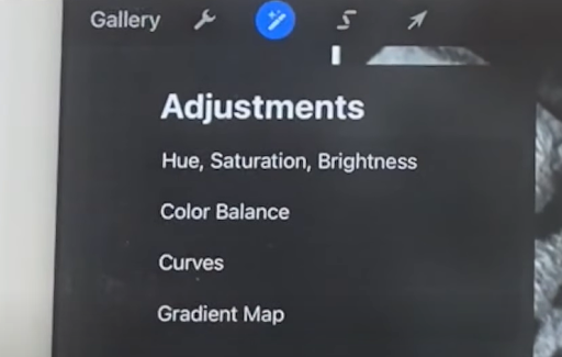 procreate adjustment