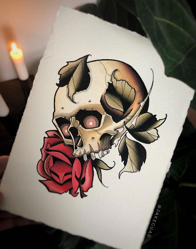 skull tattoo1 skull tattoo