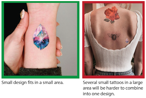 small tattoo on wrist