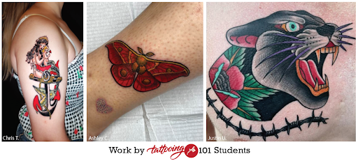 student work examples of students own tattoo