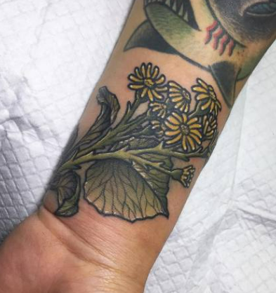 Sunflower tattoo