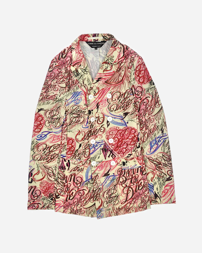 Tattoo art-inspired blazer Tattoo art-inspired blazer in the Comme des Garçons Homme collection