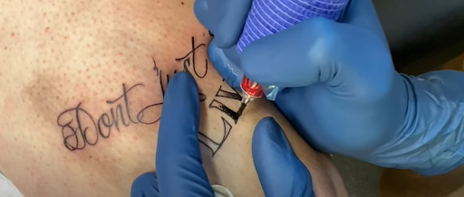 Tattoo Script shading