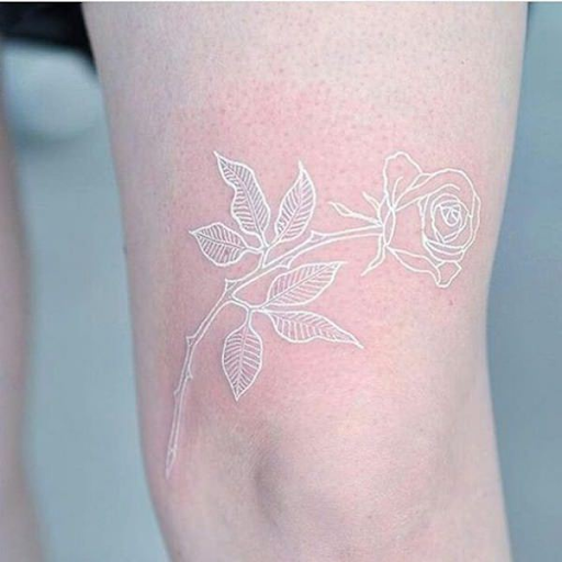 tattoo with white ink